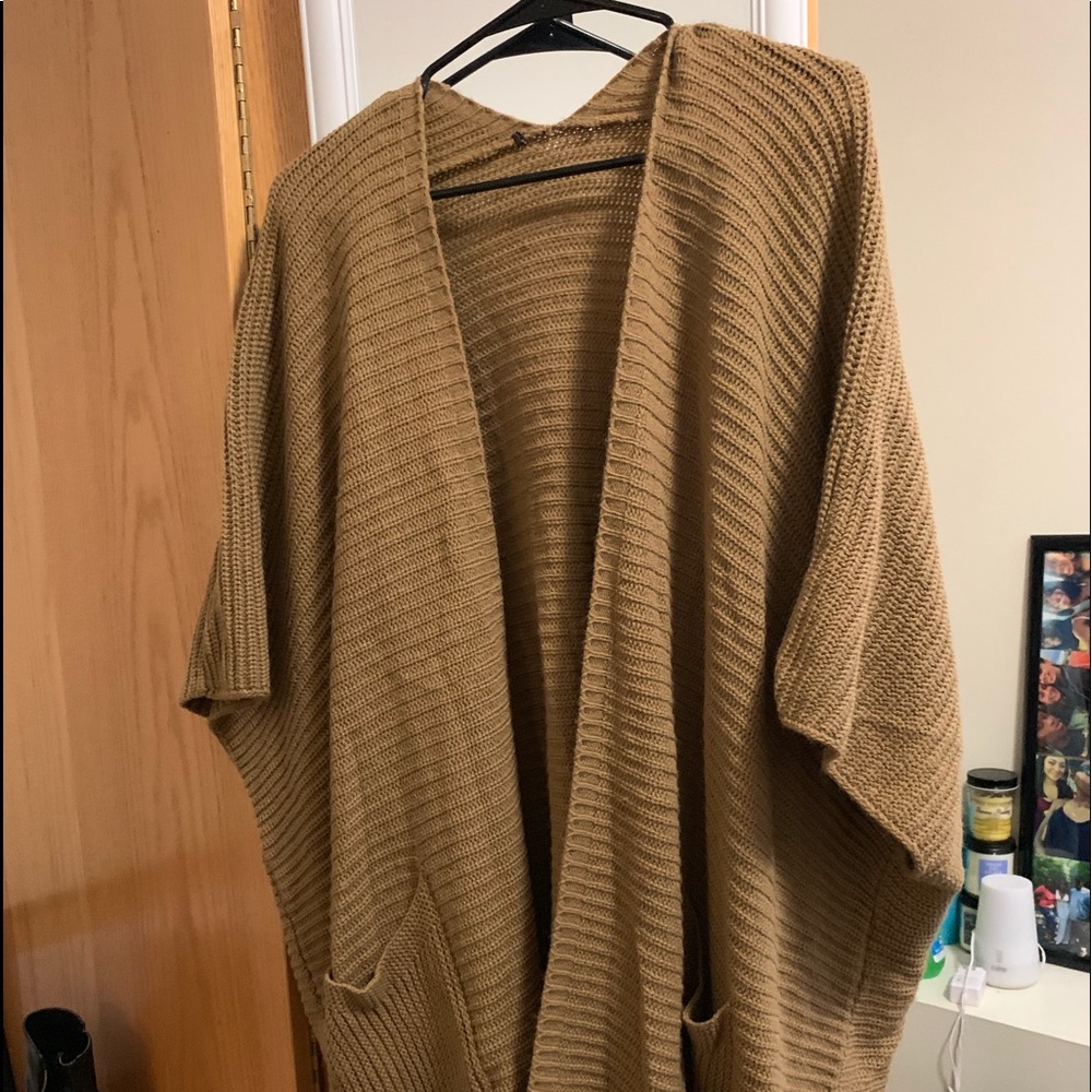 Brown cardigan